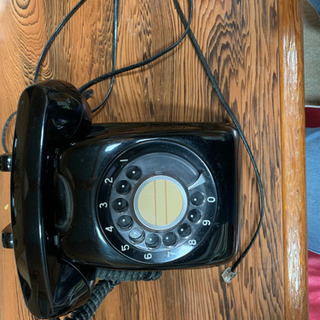 レトロ電話　黒