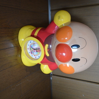 ★おまけつき★アンパンマン　目覚まし時計　ちょきんばこ