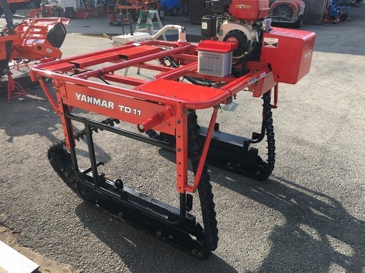 【SOLD OUT】ヤンマ 野菜作業車 TD11 管理作業車 フルクローラ 茶園 たばこ【農機具でっく】【福岡】【その他農機具】【SOLD OUT】