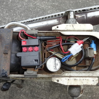 交換可　ホンダ DAX50 ST-50　ノーマル 13,927㎞ くるくるハンドル 6桁　６V　ホンダオリジナルキーの画像