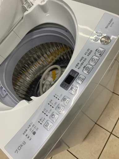 SHARP シャープ ES-T709 7.0kg 2017年製 洗濯機