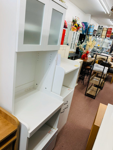 永野家具入荷しました！大型レンジが置ける家電収納庫