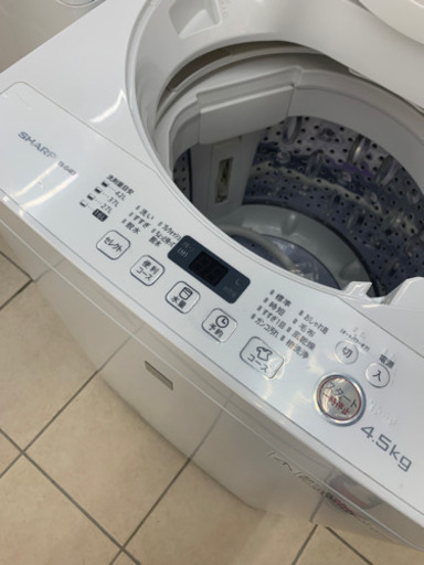 SHARP ES-G4E3 4.5kg 洗濯機 2016年製