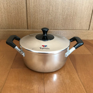 アルミ厚手鍋22cm(新品未使用)