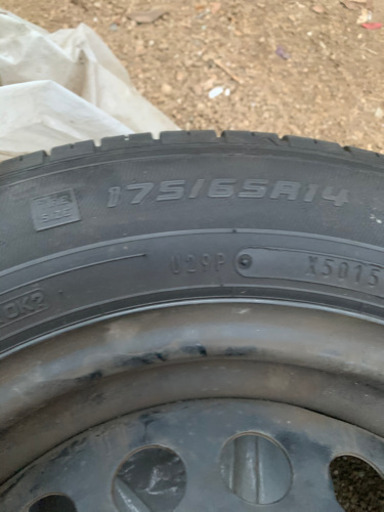 フィットに使用していたホイール付タイヤ4本