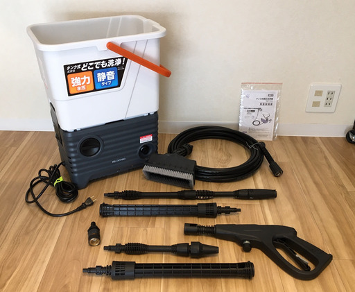高圧洗浄機　アイリスオーヤマ SBT-512V ブラシ付き