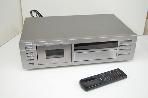 YAMAHA/ヤマハ 3ヘッド式 カセットデッキ KX-690 シルバー系 リモコン付き 再生・音出し確認済み ☆ PayPay(ペイペイ)決済可能 ☆ 札幌市 清田区 平岡