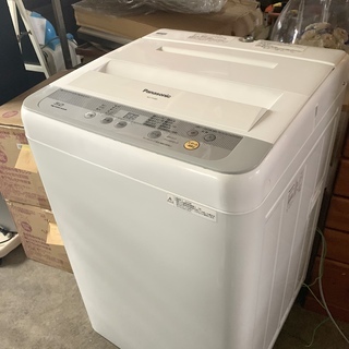 美品！高年式2016年製 パナソニック 全自動電気洗濯機 NA-F50B9 5㎏ ビッグウェーブ洗浄 一人暮らし 単身 中古 C
