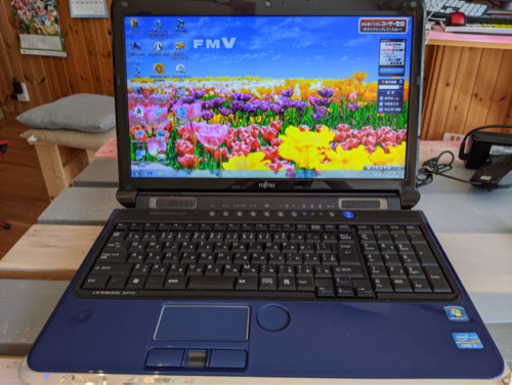 パソコン　富士通 FUJITSU FMVA77CL [LIFEBOOK AH77/Cシリーズ 15.6型ワイド液晶/HDD750GB/ブルーレイディスクドライブ アトランティックブルー]