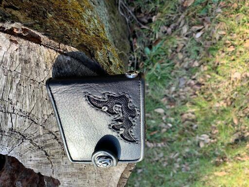 靴/バッグ WILLIAM MALLES LEATHER WALLET  WITH STERLING SILVER 925