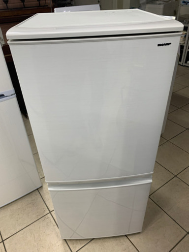 SHARP シャープ SJ-D14D-W 137L 2017年製 冷蔵庫