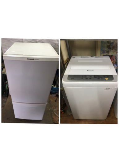 ?配送無料?パナソニック冷蔵庫138L  パナソニック洗濯機5kg❤️半年保証