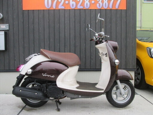 ビーノＦＩ　ＳＡ37Ｊ　人気の茶色！ＶＩＮＯ　セル1　実動車★インジェクションモデル！ヤマハ　原付　スクーター