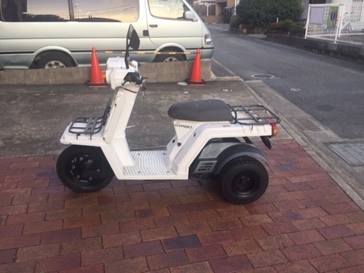 ジャイロX　福岡市　引き渡し　TD01　２スト　ライブDioZXキャブ着用　売り切り　パワーエアクリ　インマニ　チャンバー変更　ミニカー変更済　実働　ジャイロ