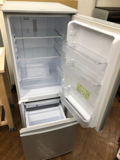 冷蔵庫 シャープ SJ-D17C-S 2017年 167L【3ヶ月保証★送料に設置込】  ★?自社配送時?代引き可?※現金、クレジット