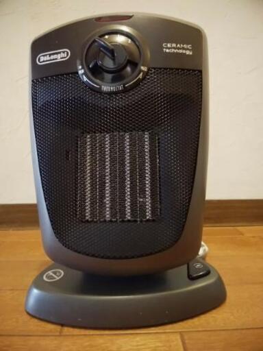 譲】美品　デロンギ　ファンヒーター　サーモスタット付