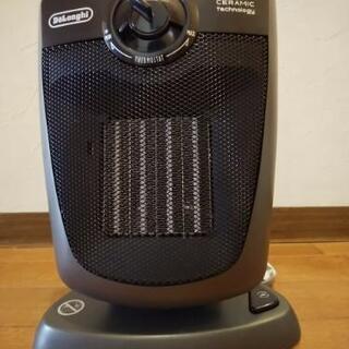 譲】美品　デロンギ　ファンヒーター　サーモスタット付