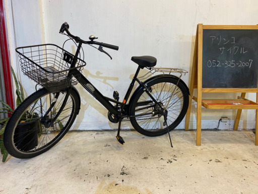 【太タイヤ】27インチ　6段変速　オートライト