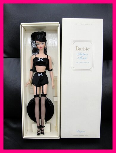 2474T 未使用品 MATTEL バービー ファッションモデル コレクション ランジェリー シルクストーン 人形 ドール Barbie 限定 レア 29651【モノ市場安城店】