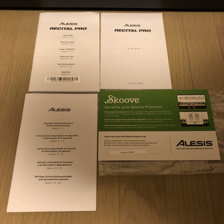 alesis アレシス　電子キーボード　RECITAL PRO 88鍵盤　箱無しの画像