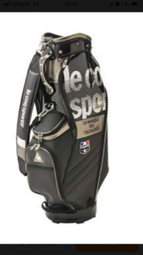 美品‼️ルコックキャディバック（黒×金）