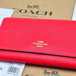 ❤️新品未使用❤️コーチ XGRN TFLD 長財布❤️ギフトボ...