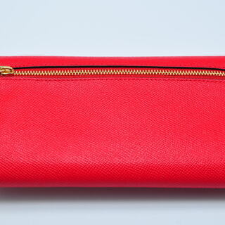❤️新品未使用❤️コーチ XGRN TFLD 長財布❤️ギフトボックス付き❤️かわいいレッドカラー❤️の画像