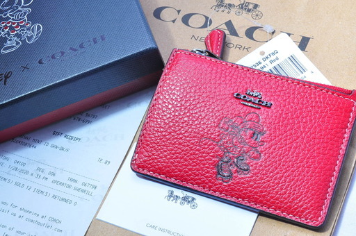 ❤️新品未使用❤️コーチ BP MINNI ケース❤️ミニーマウス好き必見❤️ #B055