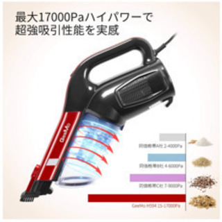 新品未使用！掃除機600W 最強力吸引 ハンディ  コンパクト 超軽量 コード式の画像