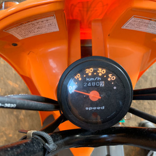 バイク屋さんで整備されたチョイノリ　セル付きの画像