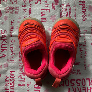 子供靴　NIKEダイナモフリー　ピンクの画像