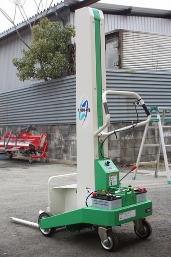【SOLD OUT】アテックス 米袋リフター L1000-MFB らくして 米袋昇降機 キャスタ付 100kg 美品【農機具でっく】【