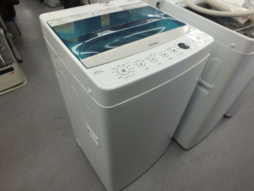ハイアール 4.5Kg 2017年製 洗濯機￥12,800- 手稲リサイクル JW-C45A