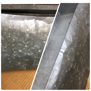 昭和レトロのブリキ収納ケースの画像