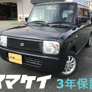 スマ軽　保証付き！　車検R2年4月まで　ラパン　黒の画像