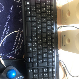 ロジクール製　トラックボールマウス　キーボード　その他セット！の画像