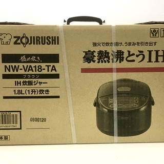 ◆◇新品未開封◆◇象印 NW-VA18-TA IH炊飯ジャー 極め炊き 1升炊き