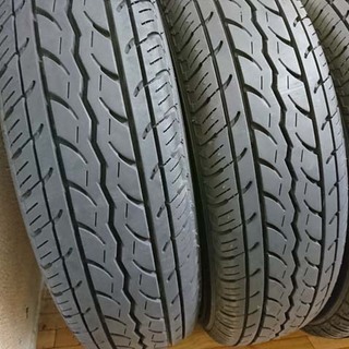 18年製 145R12 6PR 軽バン/軽トラ用 スチールホイール付き 夏タイヤの画像