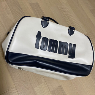 tommy girl バッグ 白×紺
