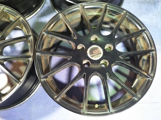 17インチ アルミホイール 日本【エンケイ製】ＣＤ ブラック 黒 エスティマ クラウン ＣＸ-5 ヴェゼル C-HR オデッセイ ＣＸ