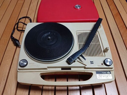 受付終了★ヴィンテージ レコードプレーヤー ナショナル