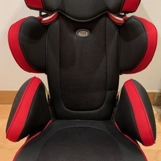 タカタ312アイフィクスジュニア ブラック/ルージュ　 ISOFIX・シートベルト固定両対応
