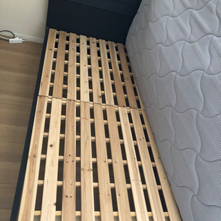 ニトリ  セミダブルベッド　マットレス付き　の画像
