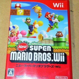 ☆Wii/New SUPER MARIO BROS. Wii ニュー・スーパーマリオブラザーズ・Wii◆一人でもみんなでも楽しめるの画像