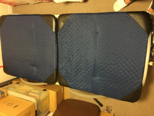シングル二つ折りベッド