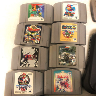 【お譲り先決定】ニンテンドー64 ロクヨン 任天堂 NINTENDO テレビゲーム ソフト大量の画像