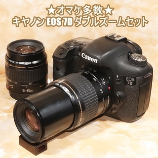 ★オマケ多数★キヤノン EOS 7D ダブルズームセット