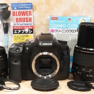 ☆オマケ多数☆キヤノン EOS 7D ダブルズームセット
