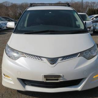 エスティマアエラスS/令和4年3月/純正ナビ/地デジ/CD/DVD/Bカメラ/アルパインフリップ/両側パワスラ/社外18AW/スマートキー/ETC/7人乗りの画像