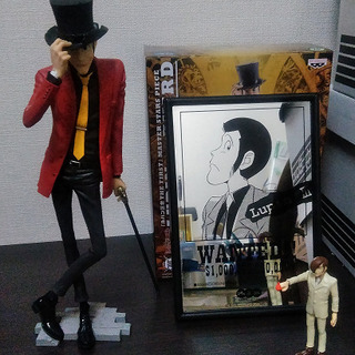 ルパン三世 30th ANNIVERSARY パブミラー ルパン（難あり）と次元大介（未開封）の画像